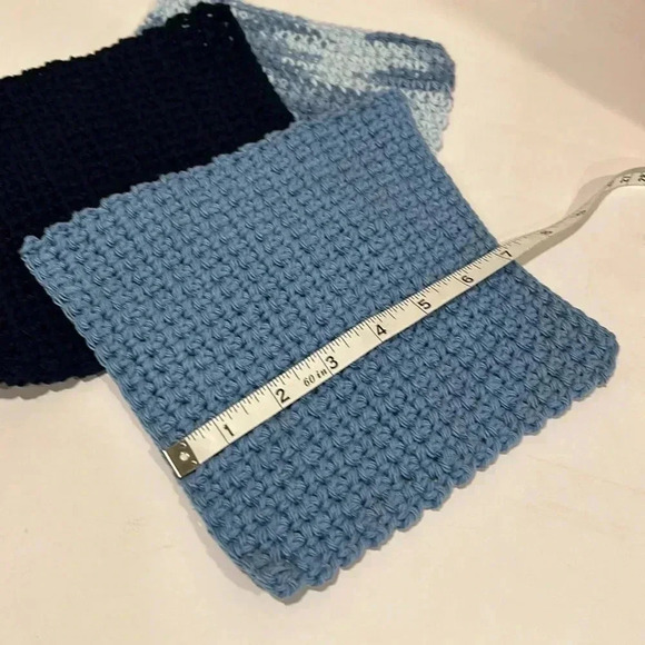 Hand Crocheted Washcloth/Dishcloth - Set of 3 - Picture 5 of 5